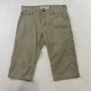 Levi's 514 Men's Slim Straight Beige Corduroy Shorts 30x32